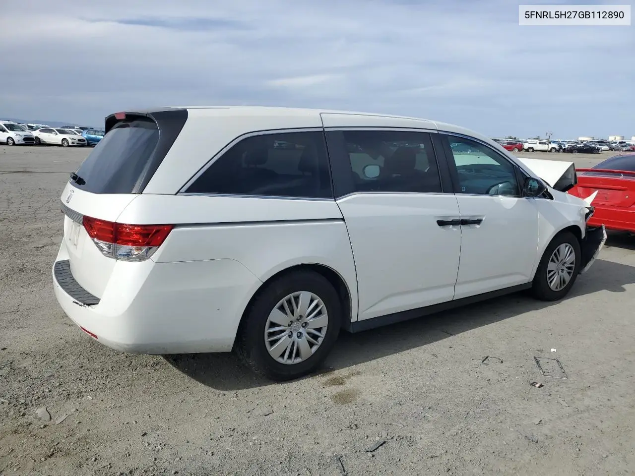 2016 Honda Odyssey Lx VIN: 5FNRL5H27GB112890 Lot: 57286785