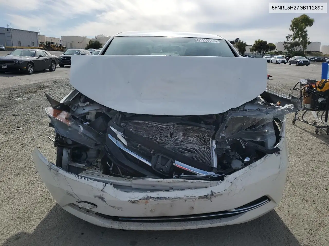 2016 Honda Odyssey Lx VIN: 5FNRL5H27GB112890 Lot: 57286785