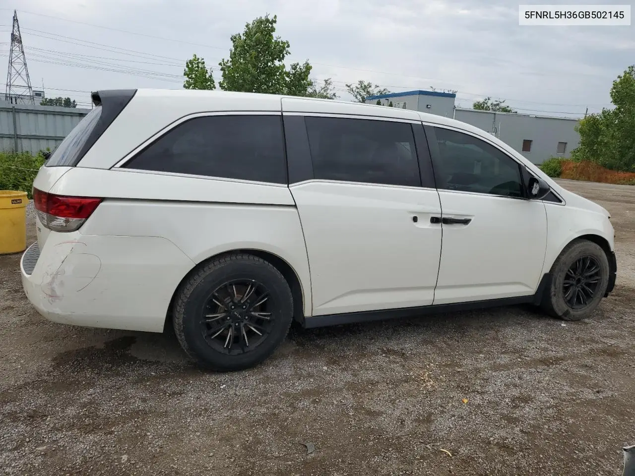 2016 Honda Odyssey Se VIN: 5FNRL5H36GB502145 Lot: 61923195