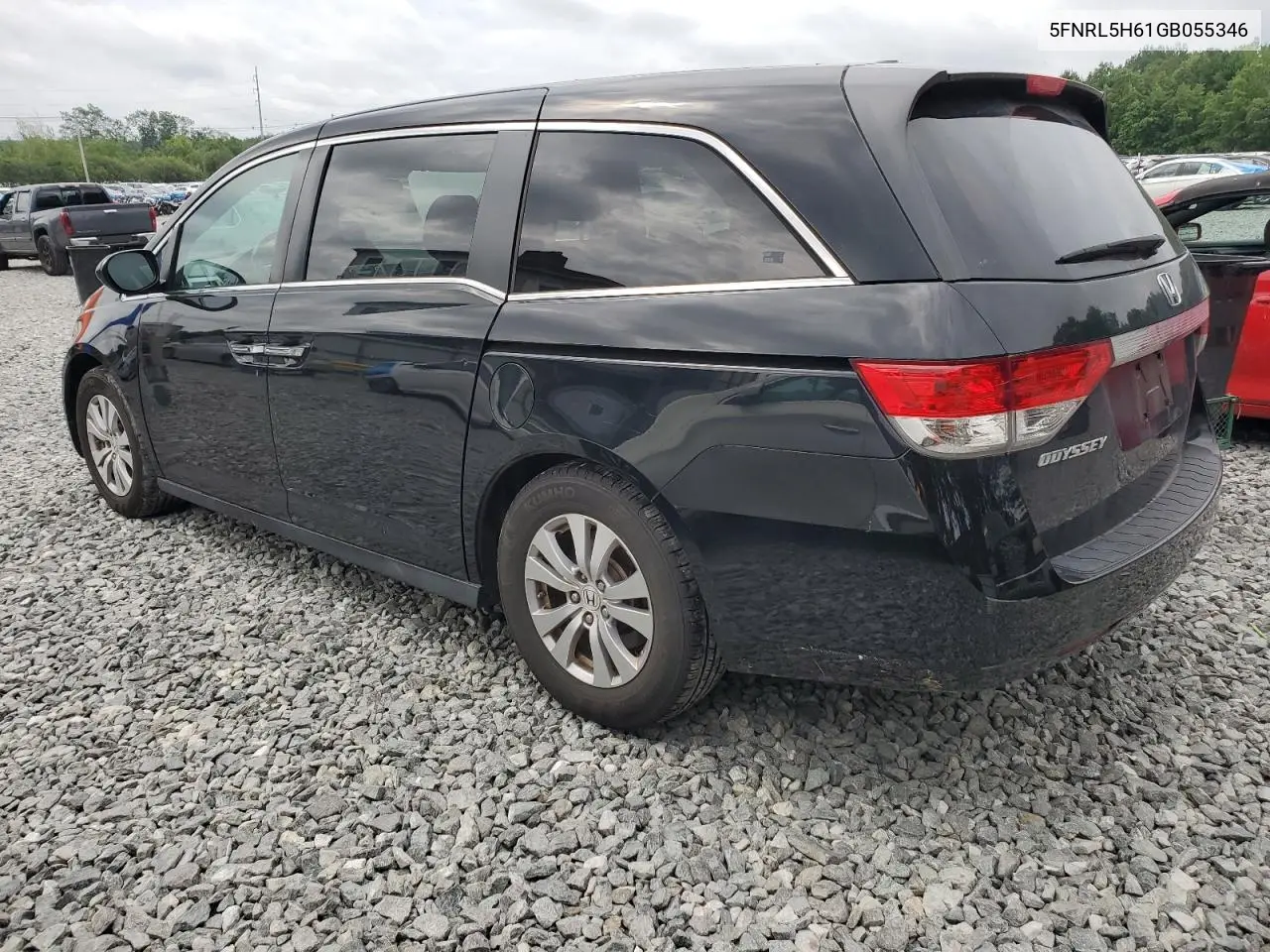 2016 Honda Odyssey Exl VIN: 5FNRL5H61GB055346 Lot: 62408005