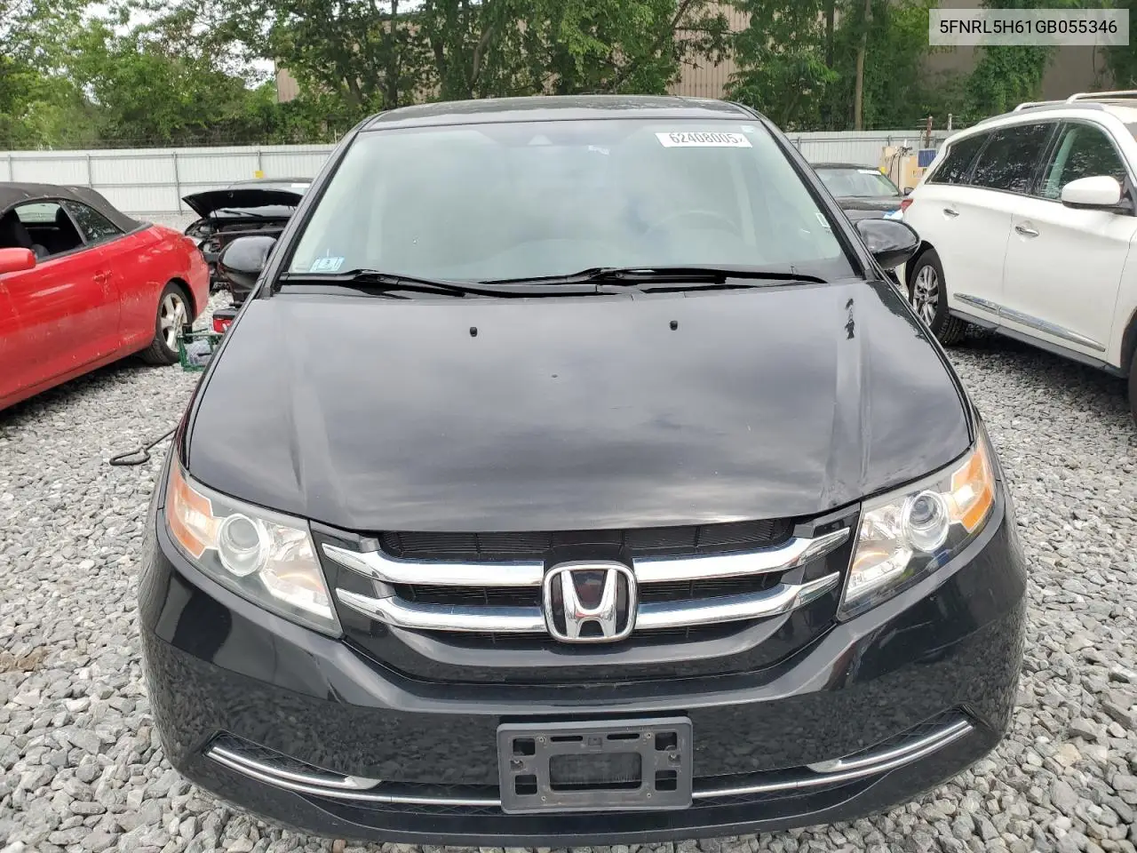 2016 Honda Odyssey Exl VIN: 5FNRL5H61GB055346 Lot: 62408005