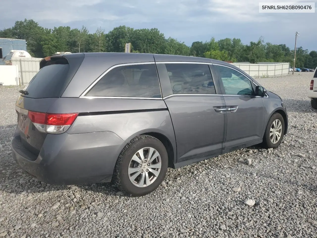 2016 Honda Odyssey Exl VIN: 5FNRL5H62GB090476 Lot: 62471715