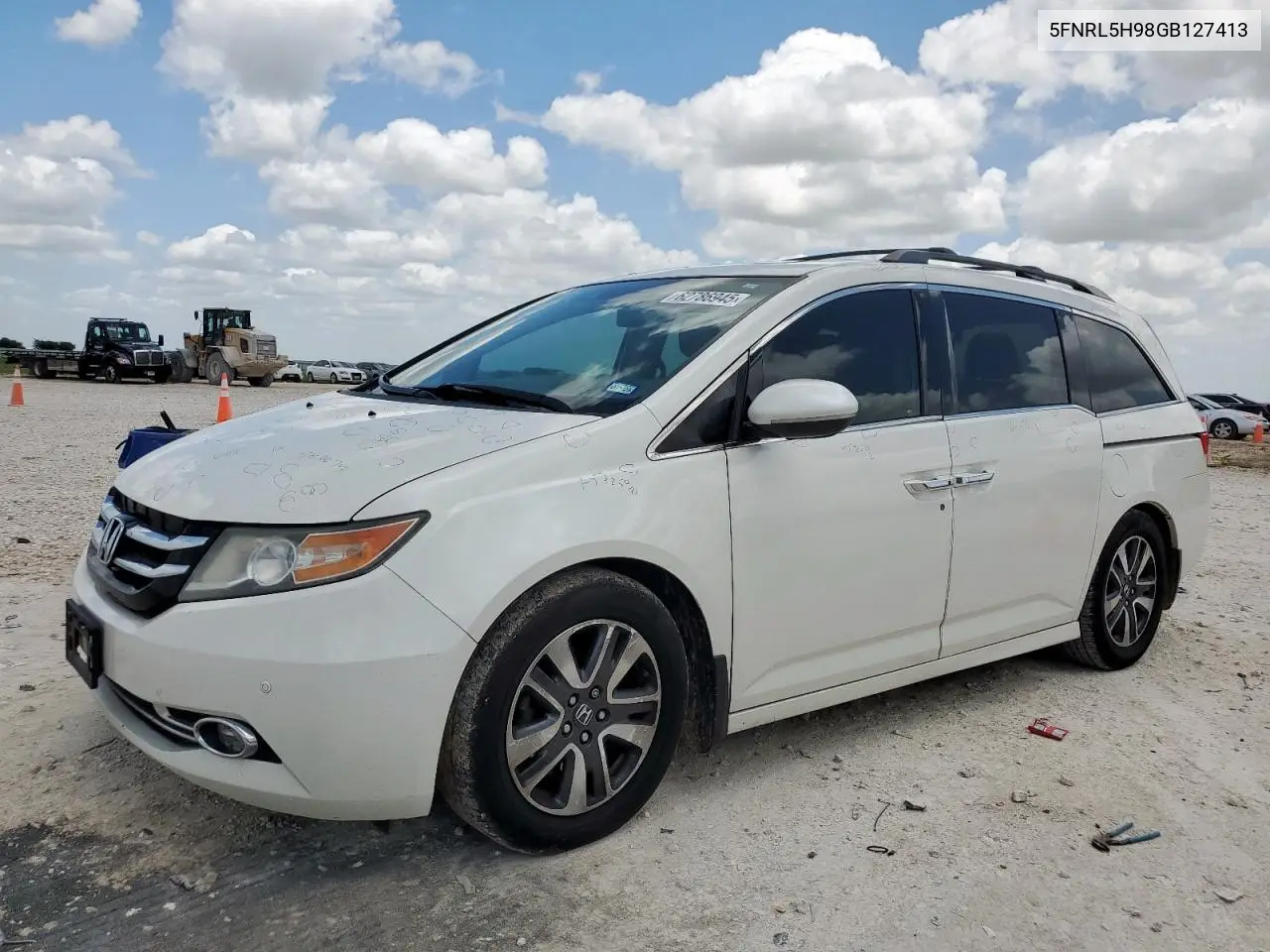 2016 Honda Odyssey Touring VIN: 5FNRL5H98GB127413 Lot: 62786945