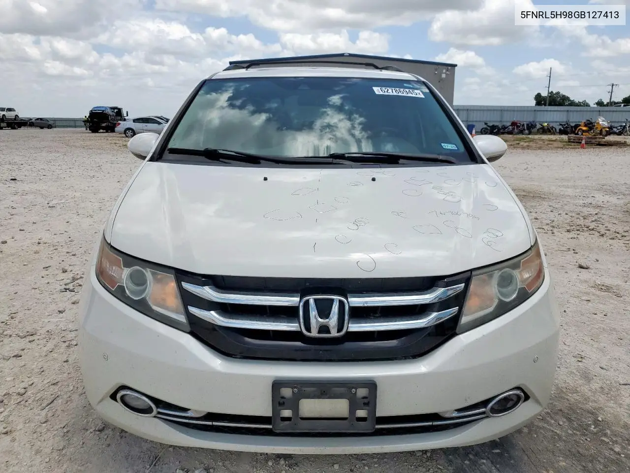 2016 Honda Odyssey Touring VIN: 5FNRL5H98GB127413 Lot: 62786945