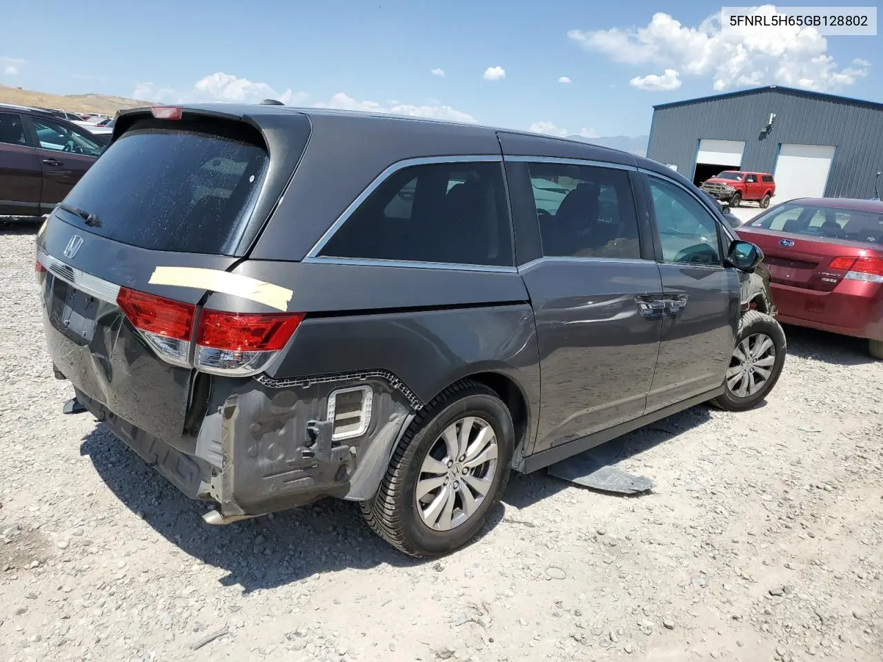 2016 Honda Odyssey Exl VIN: 5FNRL5H65GB128802 Lot: 62874565