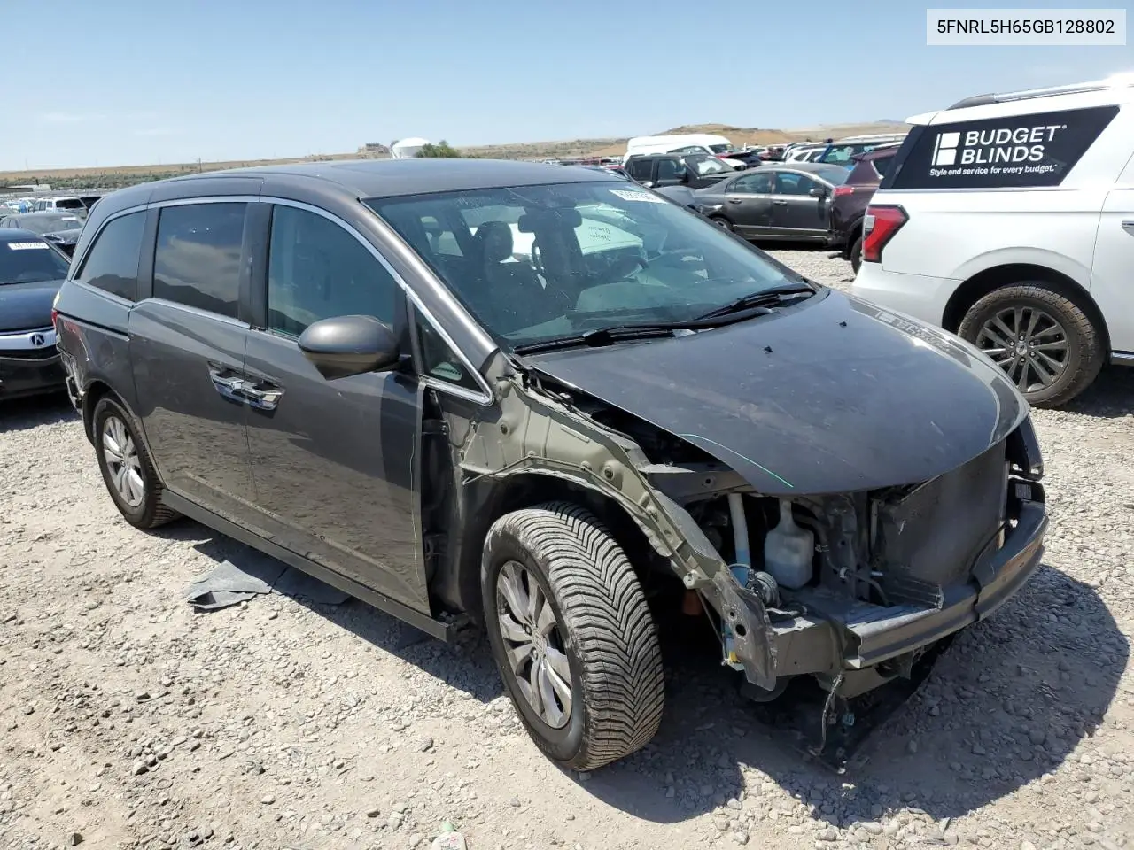 2016 Honda Odyssey Exl VIN: 5FNRL5H65GB128802 Lot: 62874565