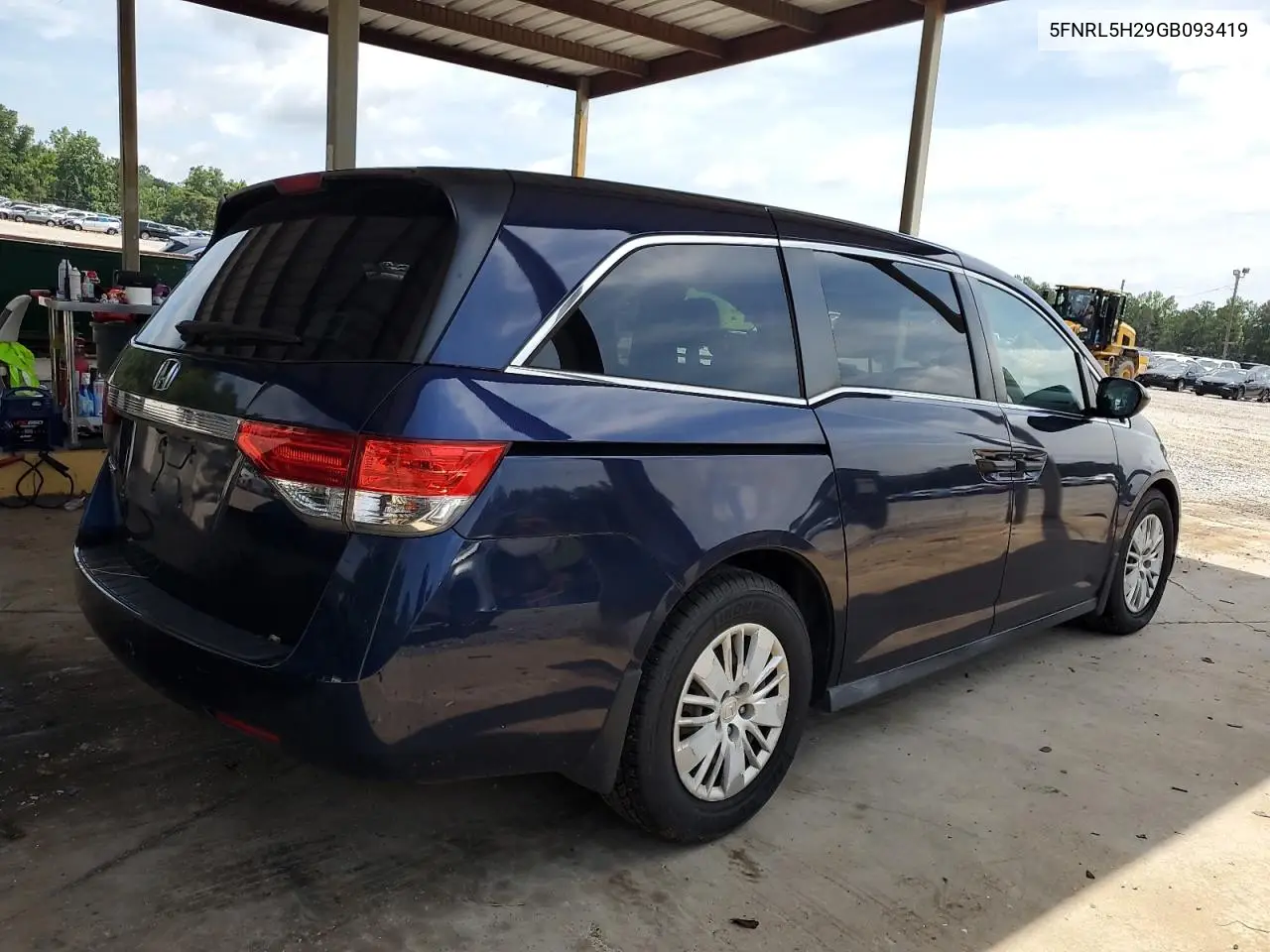 2016 Honda Odyssey Lx VIN: 5FNRL5H29GB093419 Lot: 62957905