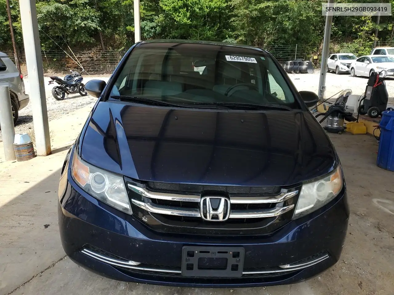 2016 Honda Odyssey Lx VIN: 5FNRL5H29GB093419 Lot: 62957905