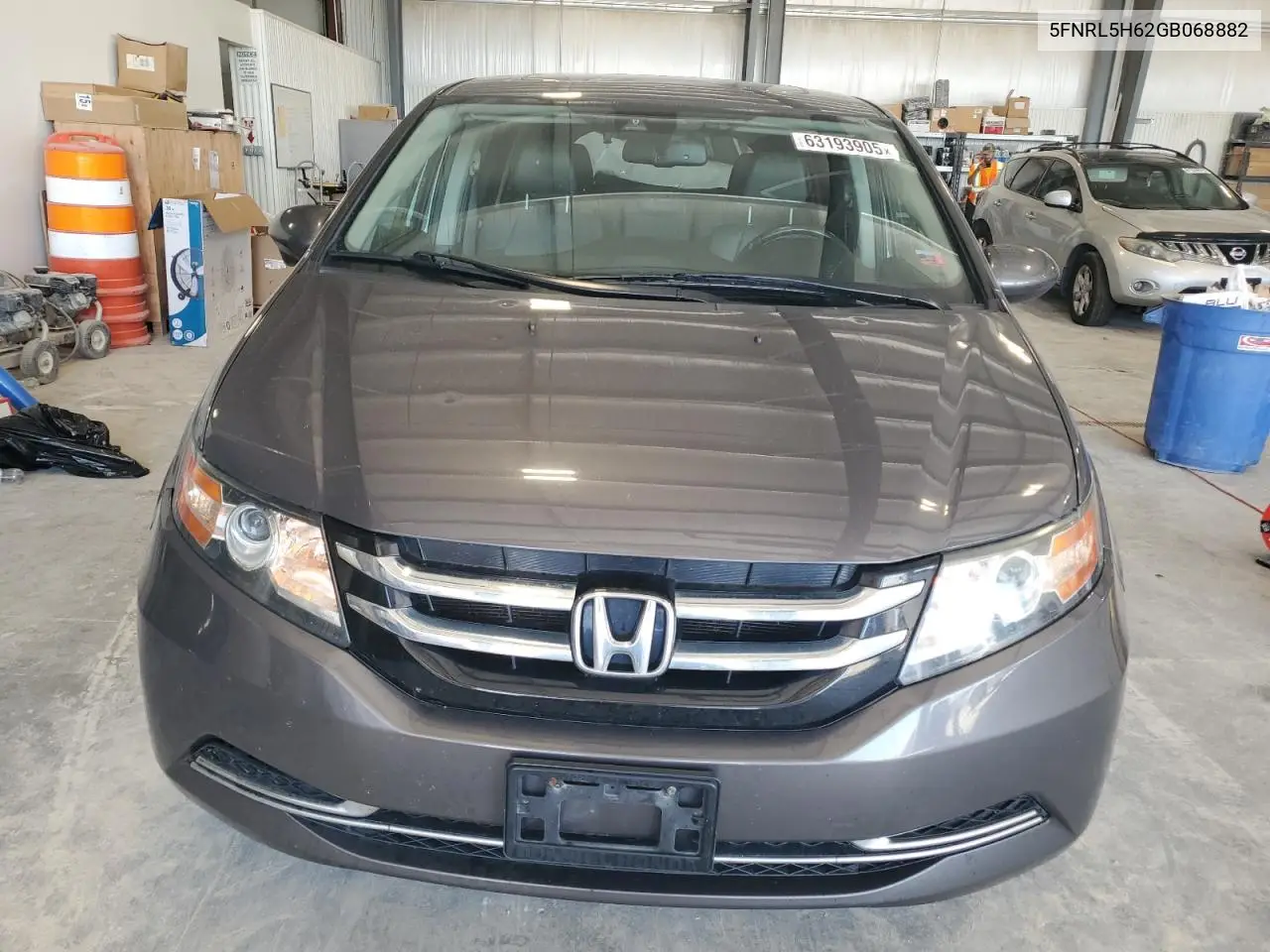 2016 Honda Odyssey Exl VIN: 5FNRL5H62GB068882 Lot: 63193905
