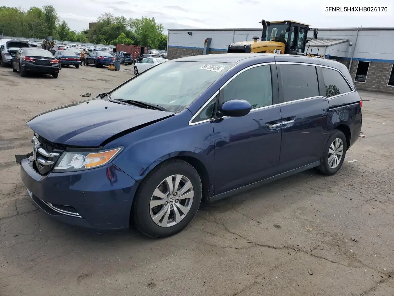 2017 Honda Odyssey Ex VIN: 5FNRL5H4XHB026170 Lot: 56756985