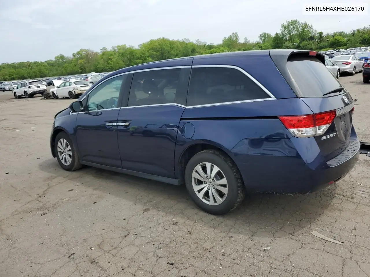 2017 Honda Odyssey Ex VIN: 5FNRL5H4XHB026170 Lot: 56756985