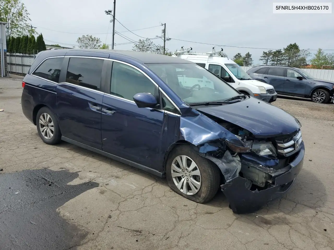 2017 Honda Odyssey Ex VIN: 5FNRL5H4XHB026170 Lot: 56756985