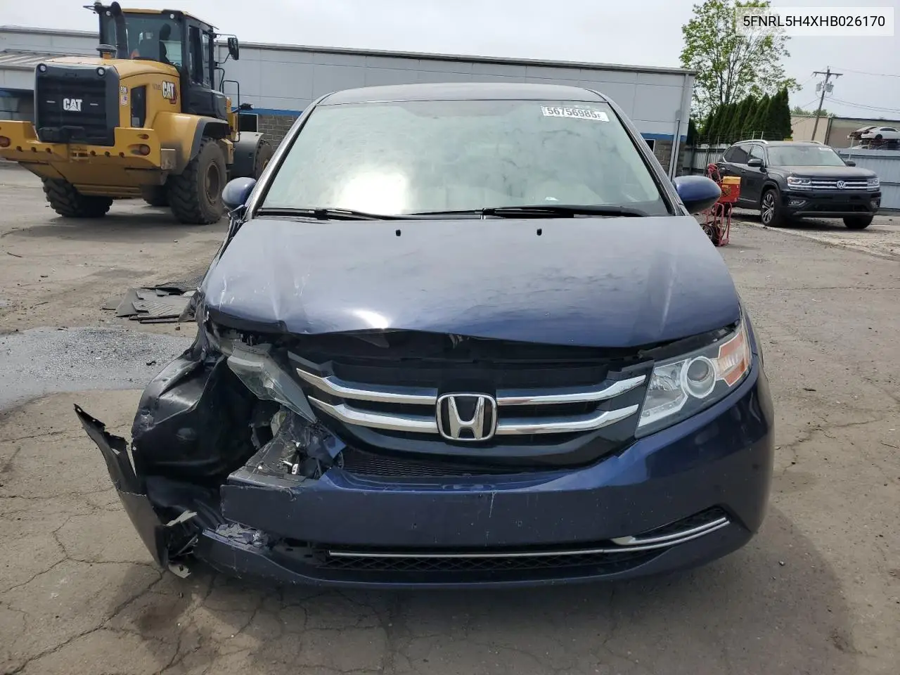 2017 Honda Odyssey Ex VIN: 5FNRL5H4XHB026170 Lot: 56756985