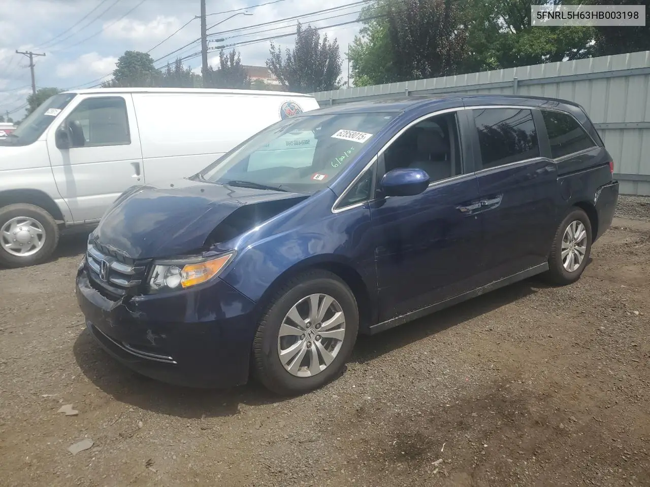 2017 Honda Odyssey Exl VIN: 5FNRL5H63HB003198 Lot: 62858015