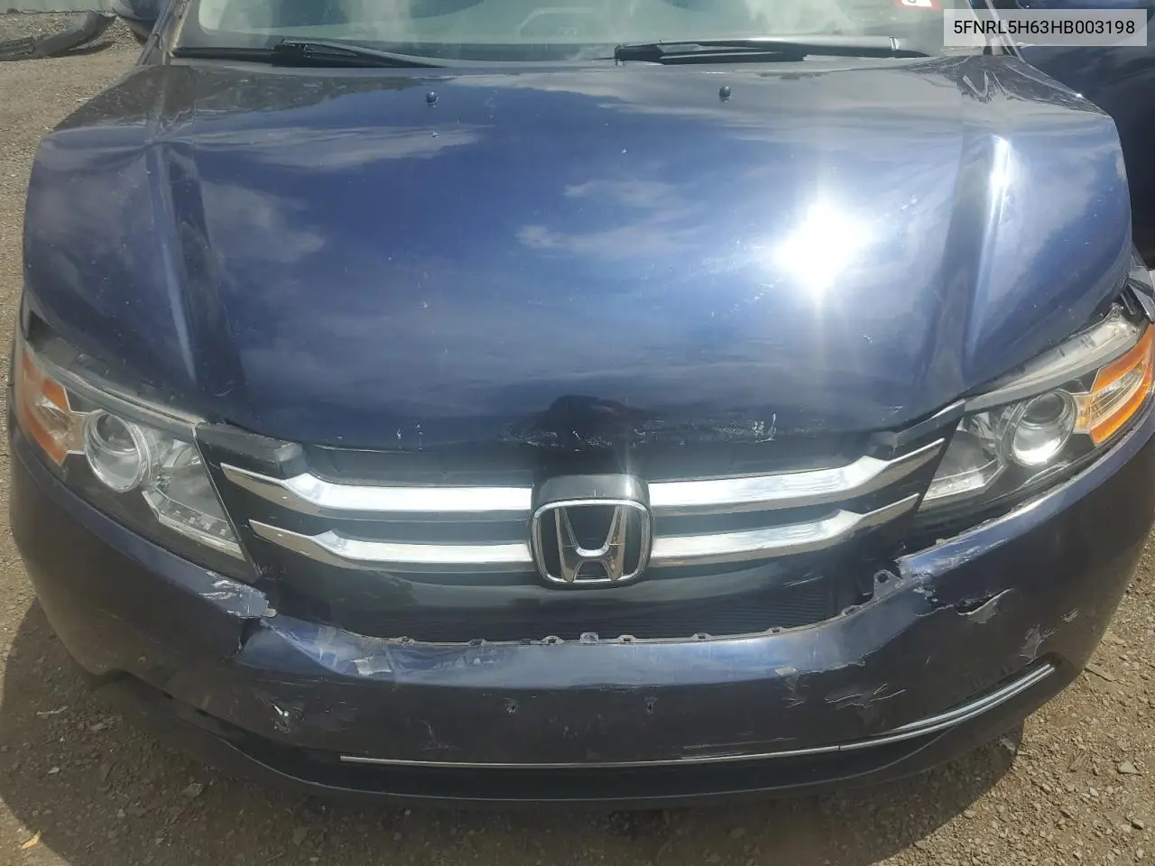 2017 Honda Odyssey Exl VIN: 5FNRL5H63HB003198 Lot: 62858015