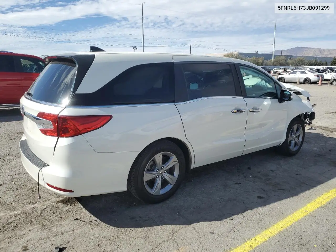 2018 Honda Odyssey Exl VIN: 5FNRL6H73JB091299 Lot: 45416985