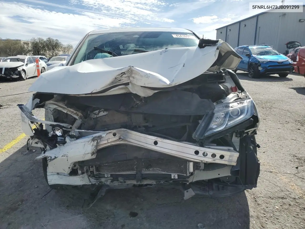 2018 Honda Odyssey Exl VIN: 5FNRL6H73JB091299 Lot: 45416985