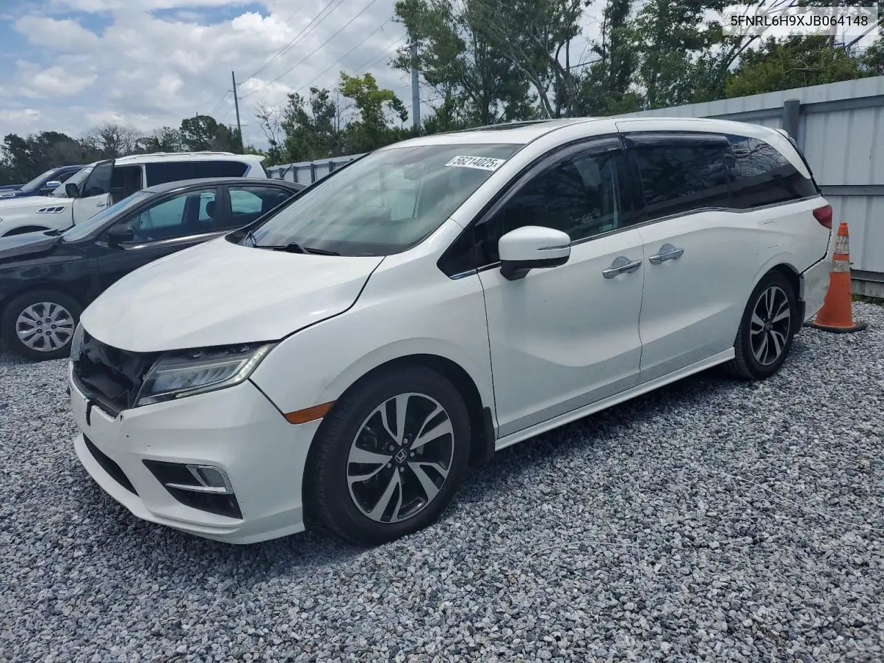 2018 Honda Odyssey Elite VIN: 5FNRL6H9XJB064148 Lot: 56214025