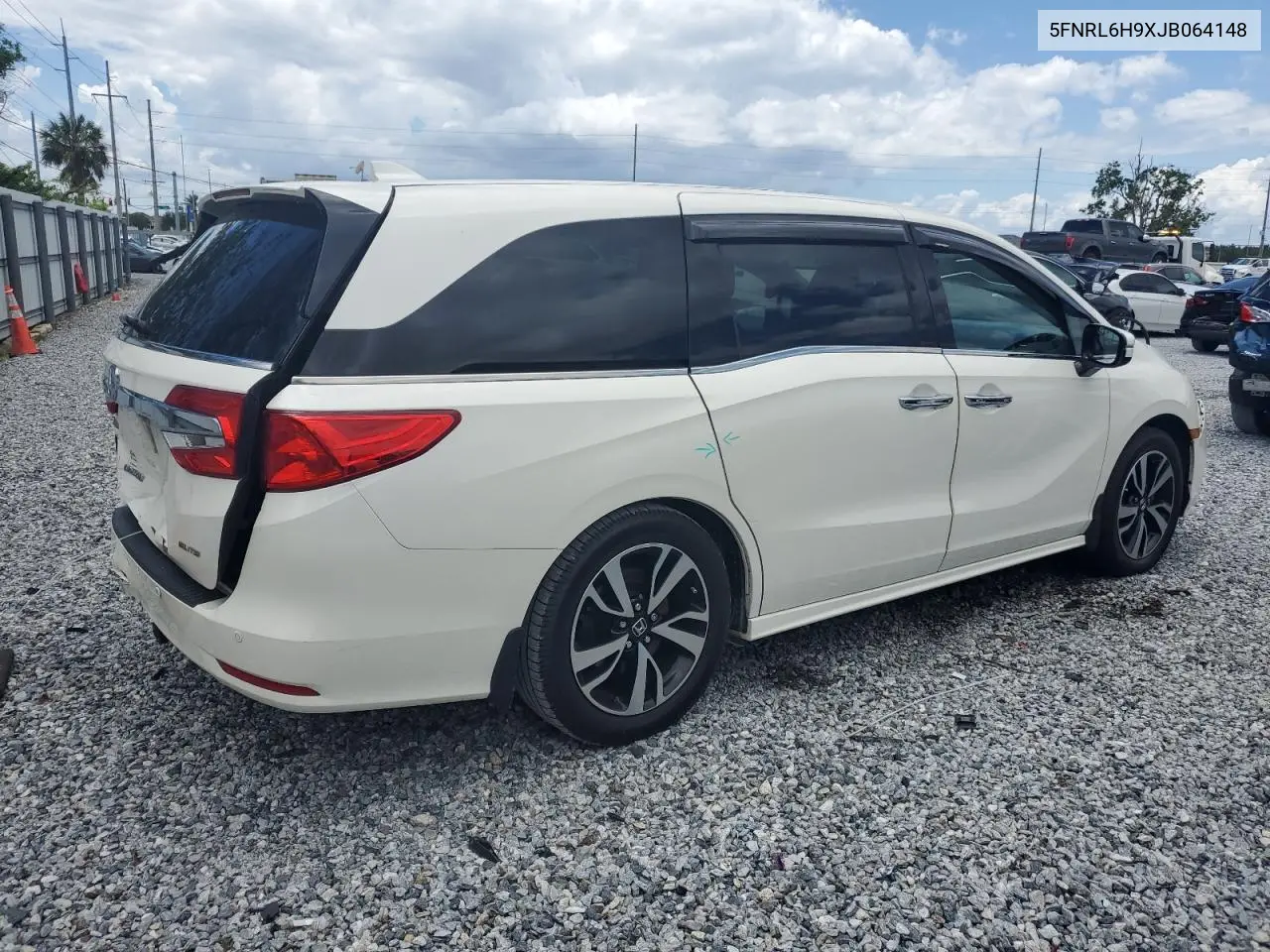 2018 Honda Odyssey Elite VIN: 5FNRL6H9XJB064148 Lot: 56214025