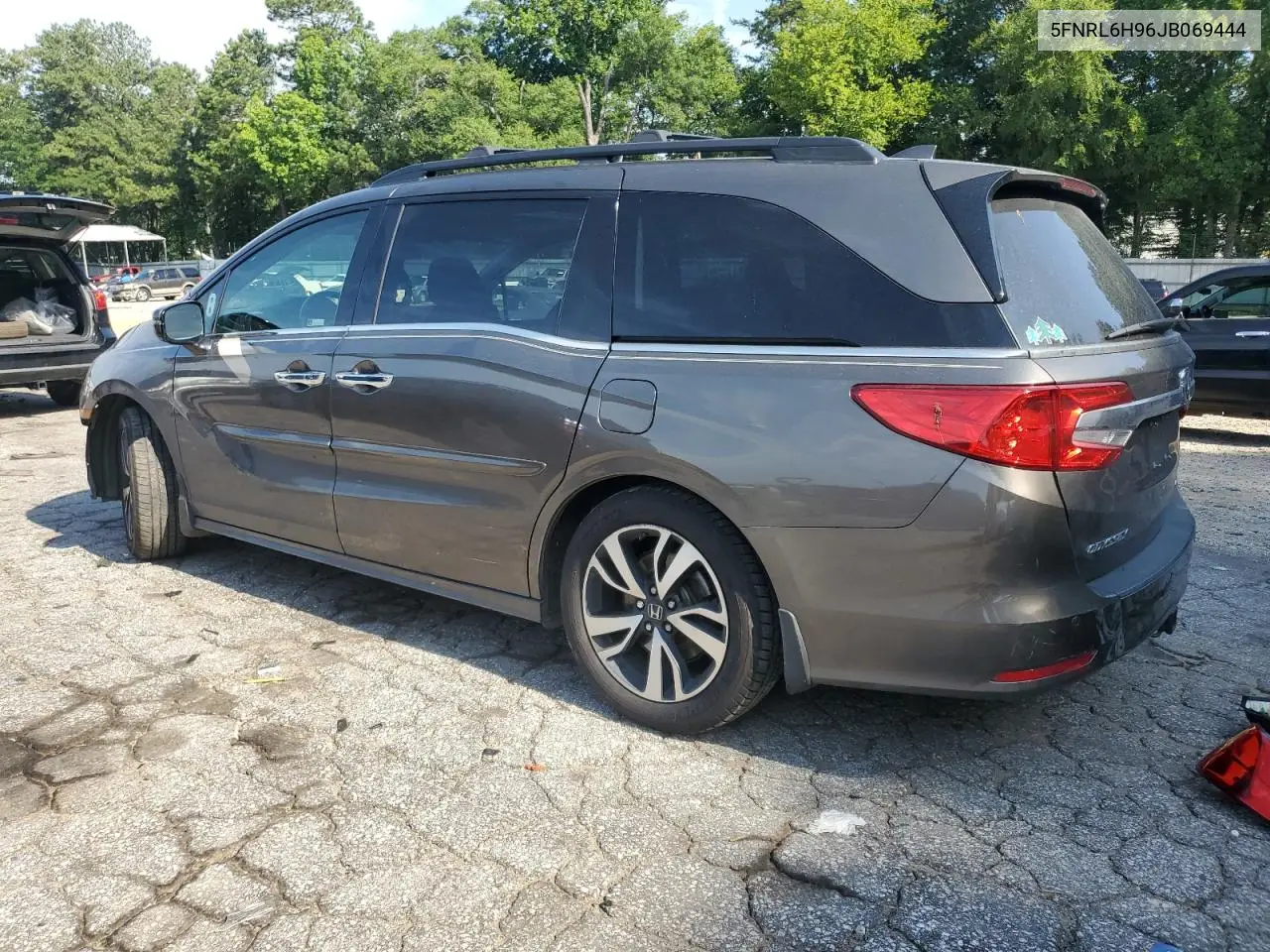 2018 Honda Odyssey Elite VIN: 5FNRL6H96JB069444 Lot: 62411755