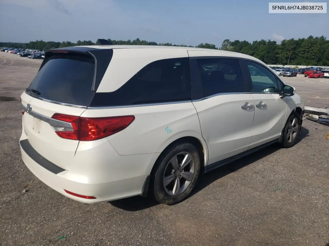 2018 Honda Odyssey Exl VIN: 5FNRL6H74JB038725 Lot: 62981555