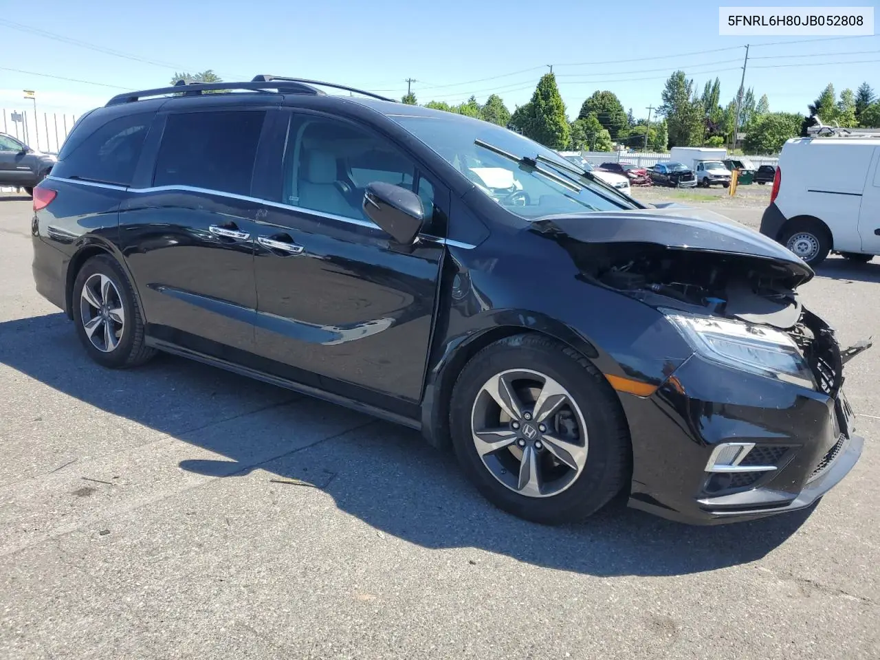 2018 Honda Odyssey Touring VIN: 5FNRL6H80JB052808 Lot: 63310555