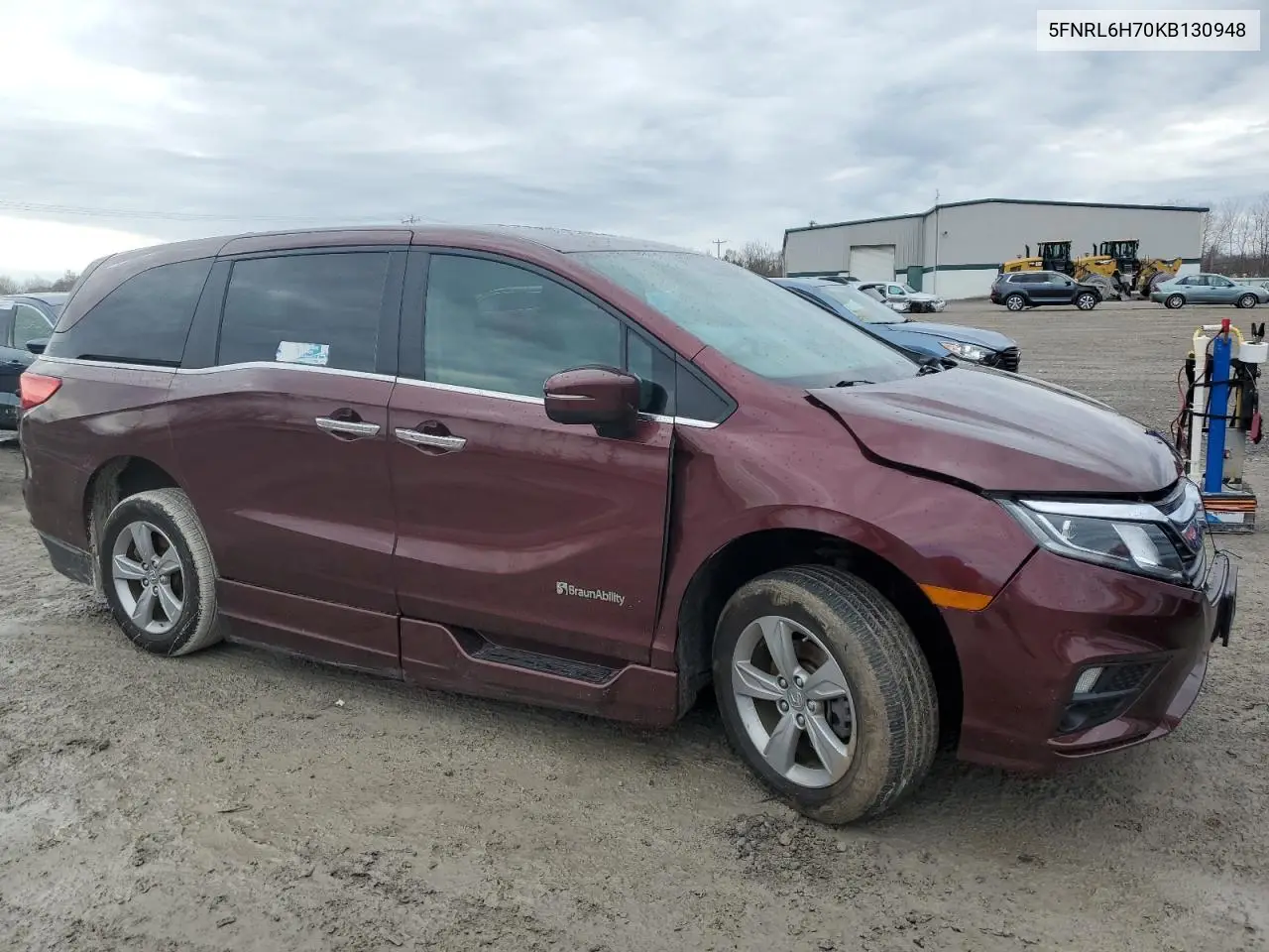 2019 Honda Odyssey Exl VIN: 5FNRL6H70KB130948 Lot: 52686395