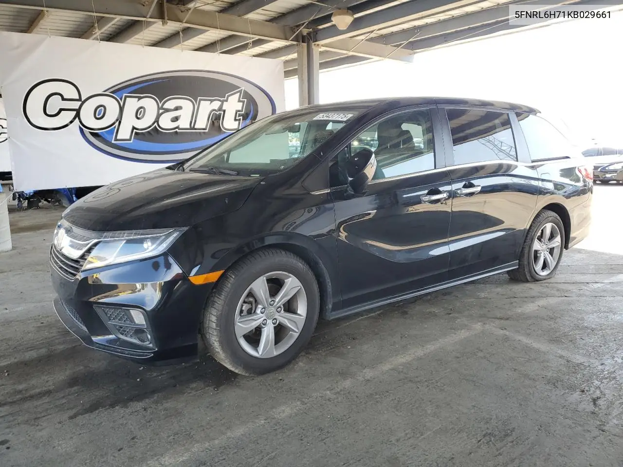 2019 Honda Odyssey Exl VIN: 5FNRL6H71KB029661 Lot: 53437175