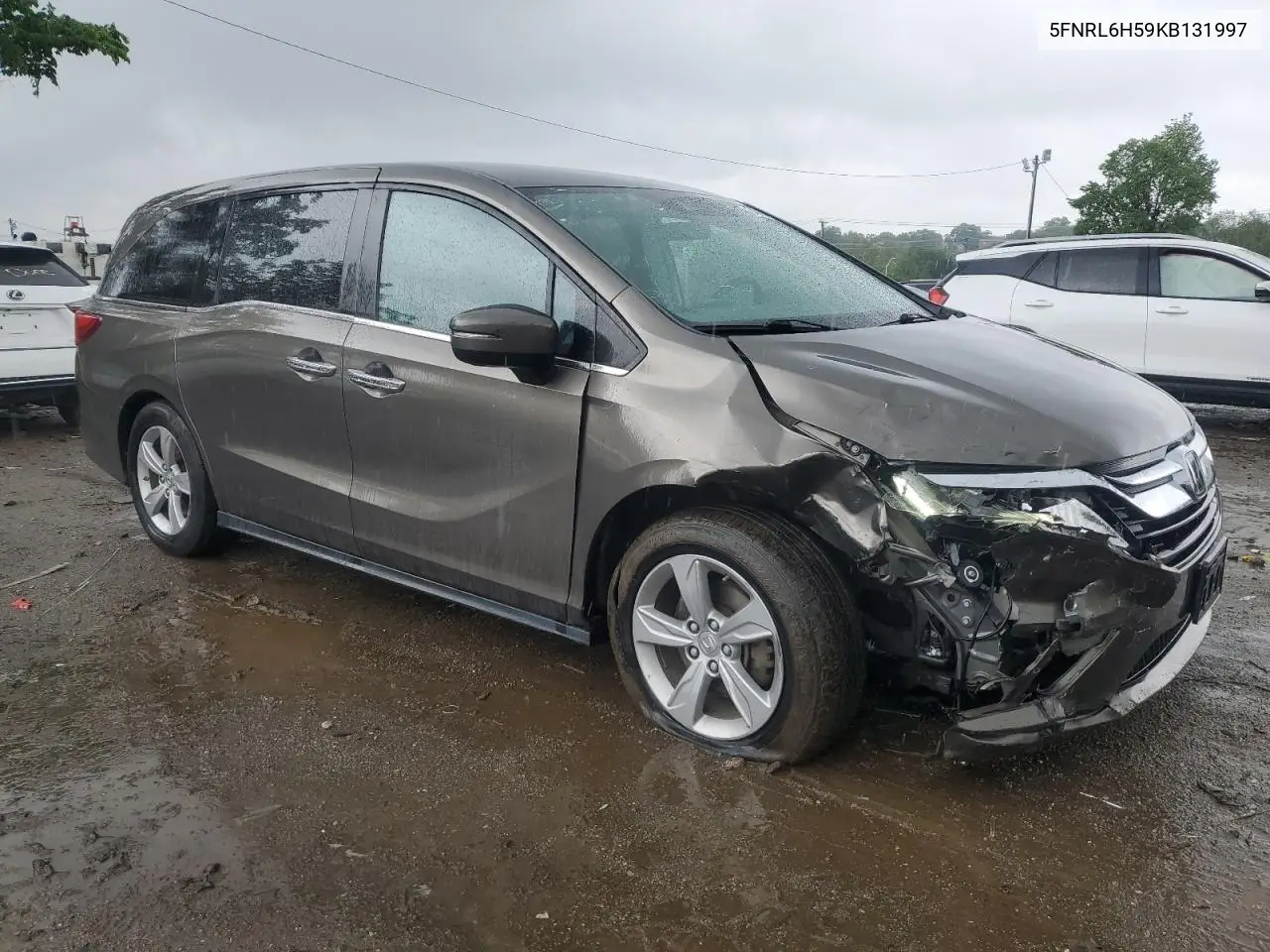 2019 Honda Odyssey Ex VIN: 5FNRL6H59KB131997 Lot: 54683155