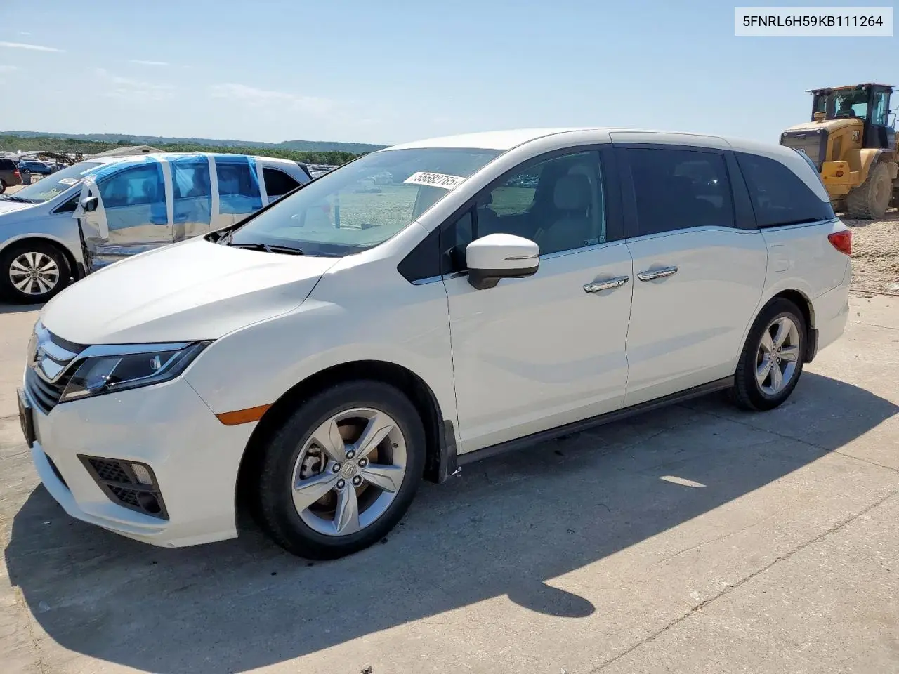 2019 Honda Odyssey Ex VIN: 5FNRL6H59KB111264 Lot: 55682765