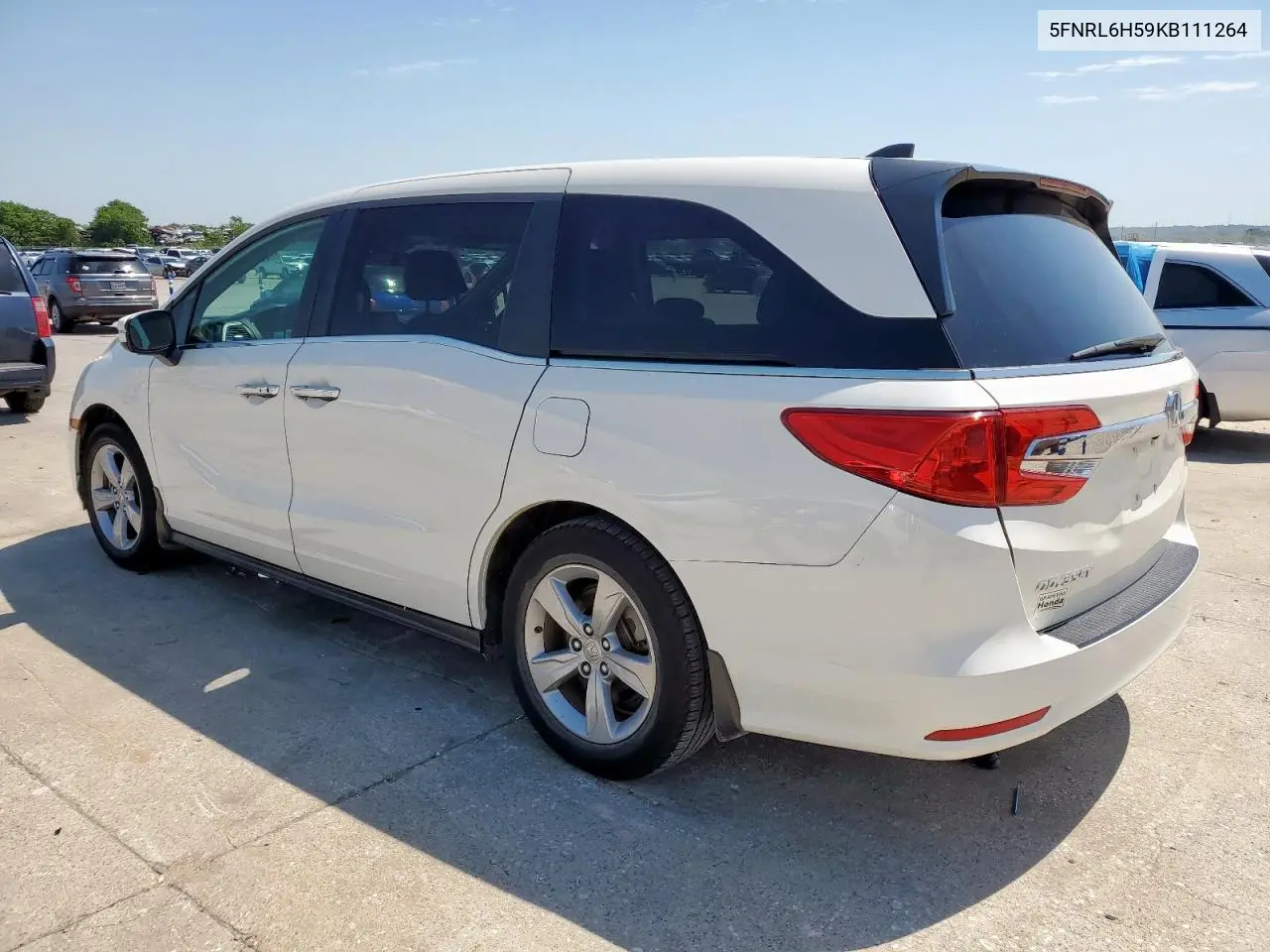 2019 Honda Odyssey Ex VIN: 5FNRL6H59KB111264 Lot: 55682765