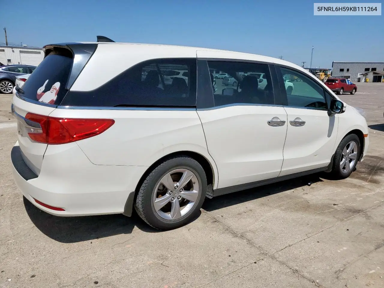 2019 Honda Odyssey Ex VIN: 5FNRL6H59KB111264 Lot: 55682765
