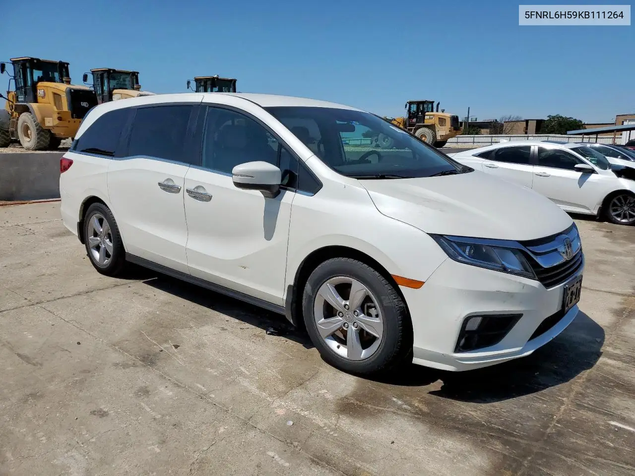 2019 Honda Odyssey Ex VIN: 5FNRL6H59KB111264 Lot: 55682765