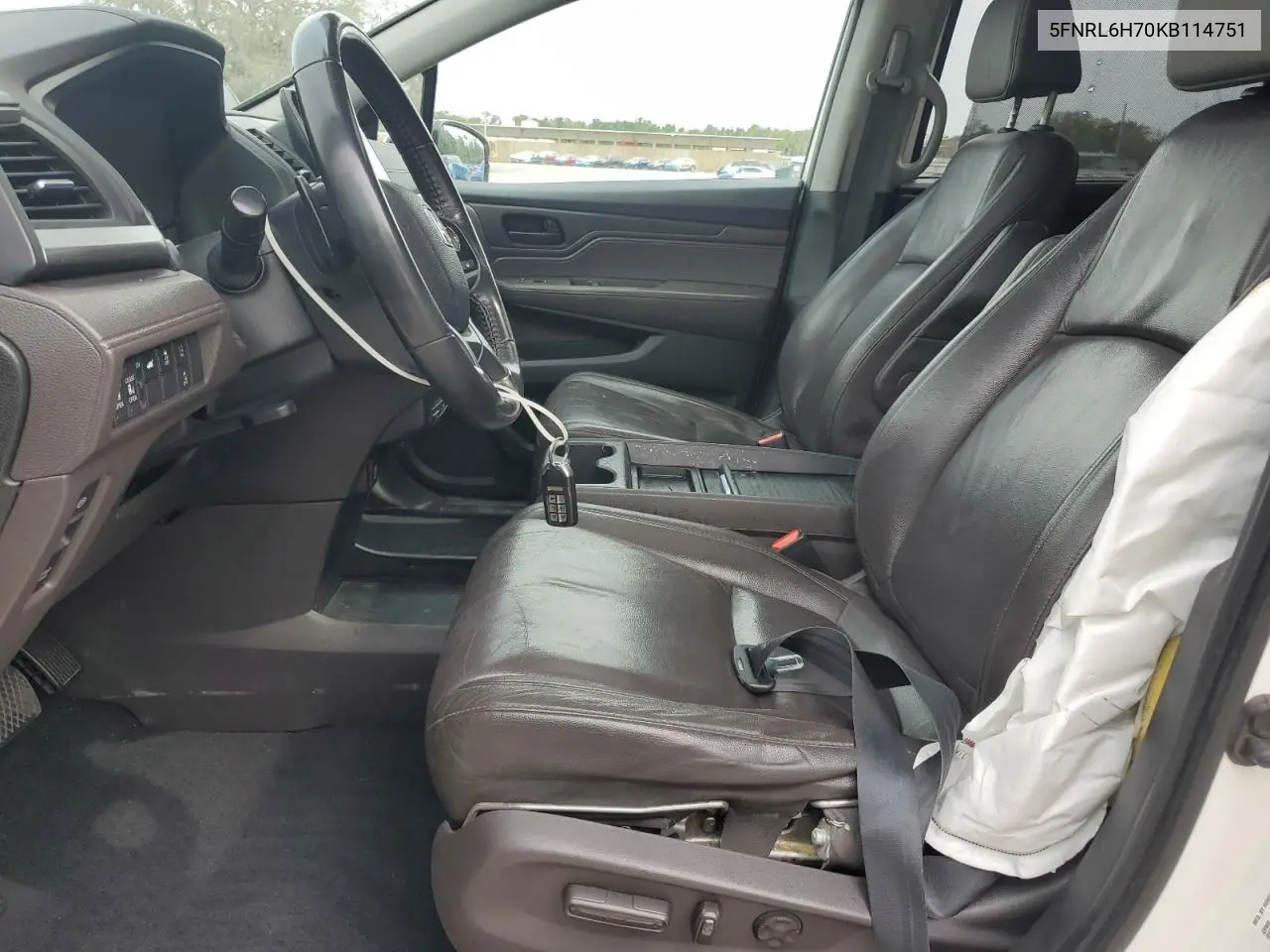 2019 Honda Odyssey Exl VIN: 5FNRL6H70KB114751 Lot: 56050635