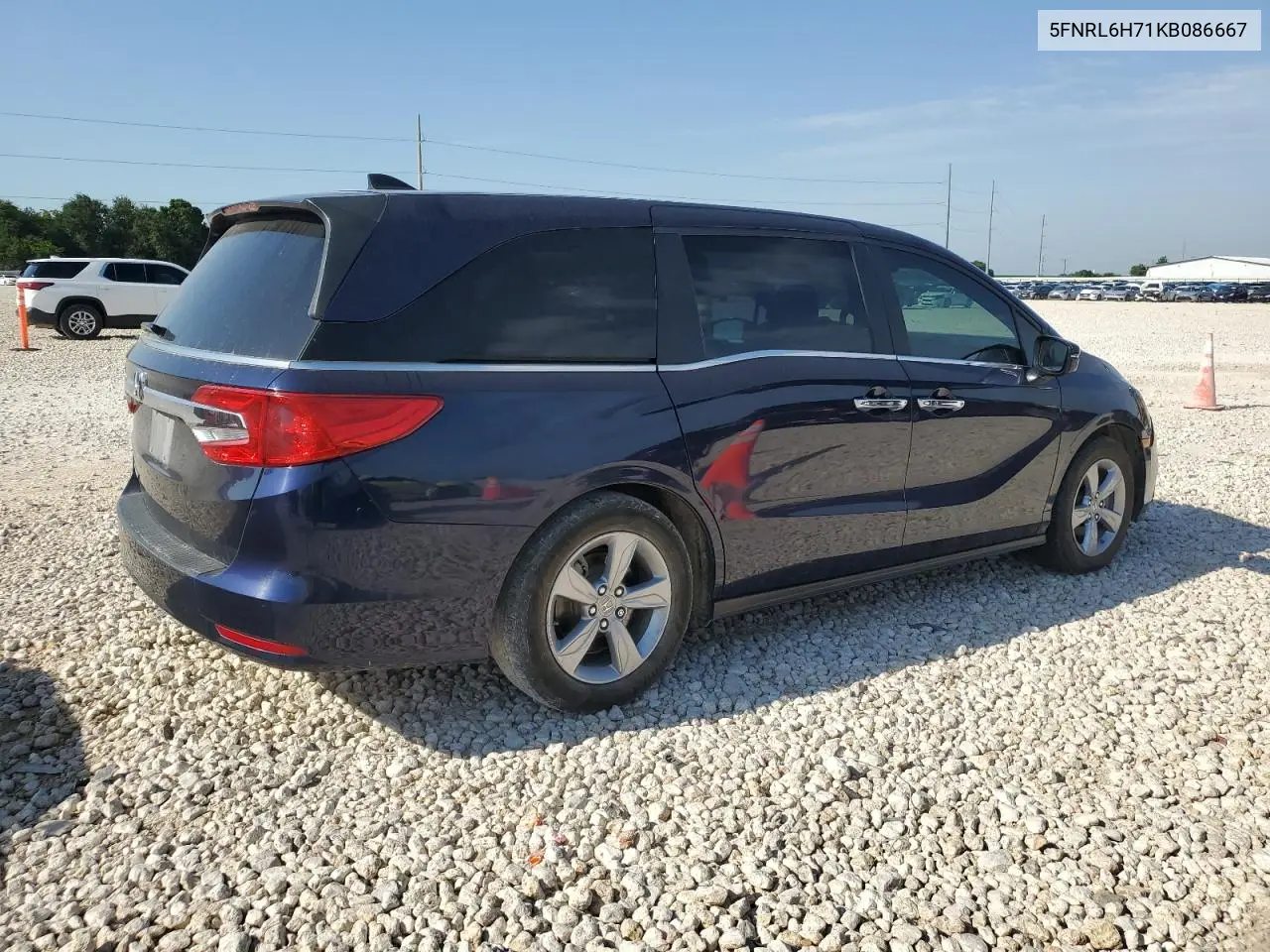 2019 Honda Odyssey Exl VIN: 5FNRL6H71KB086667 Lot: 56718025