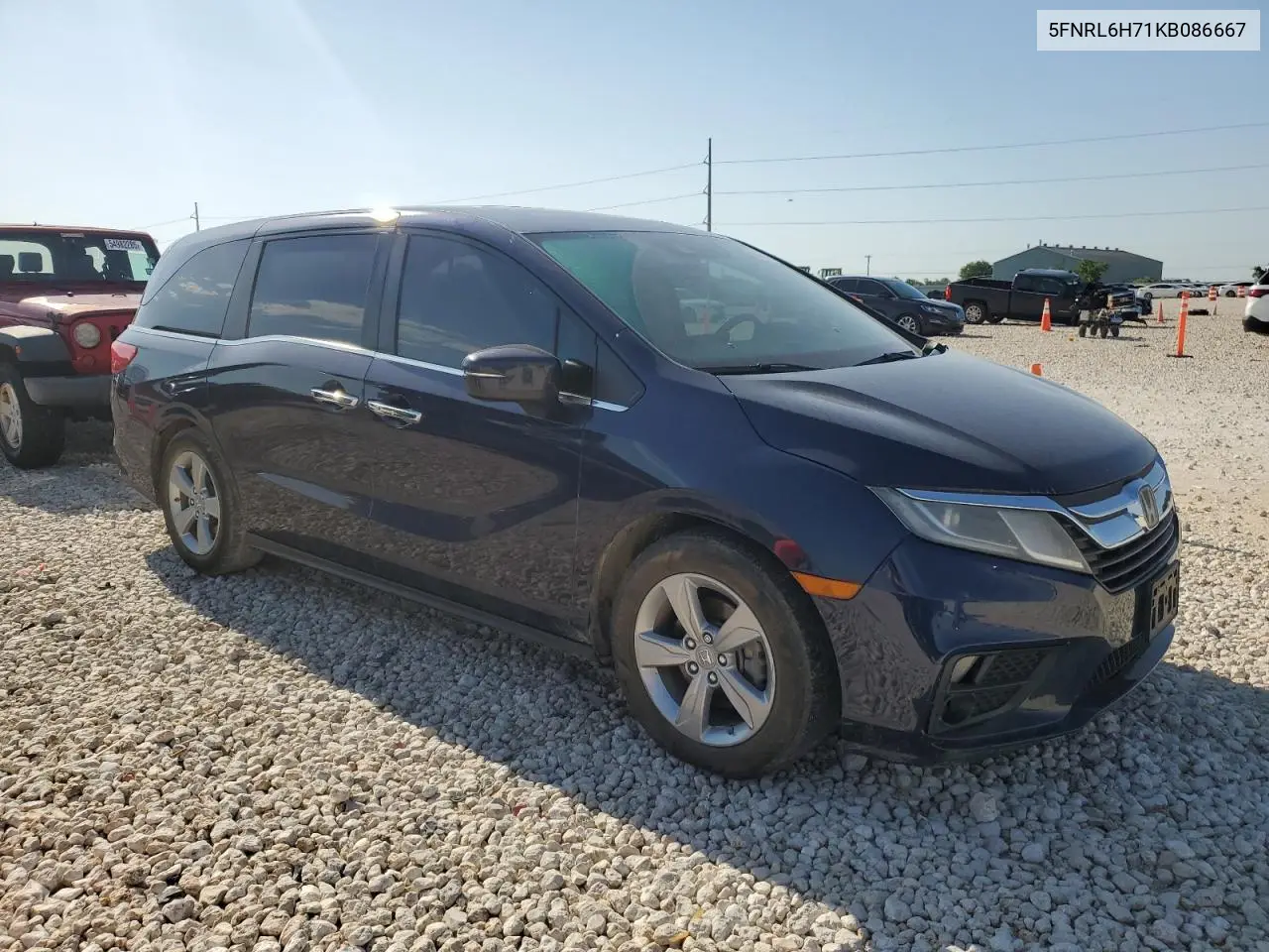 2019 Honda Odyssey Exl VIN: 5FNRL6H71KB086667 Lot: 56718025