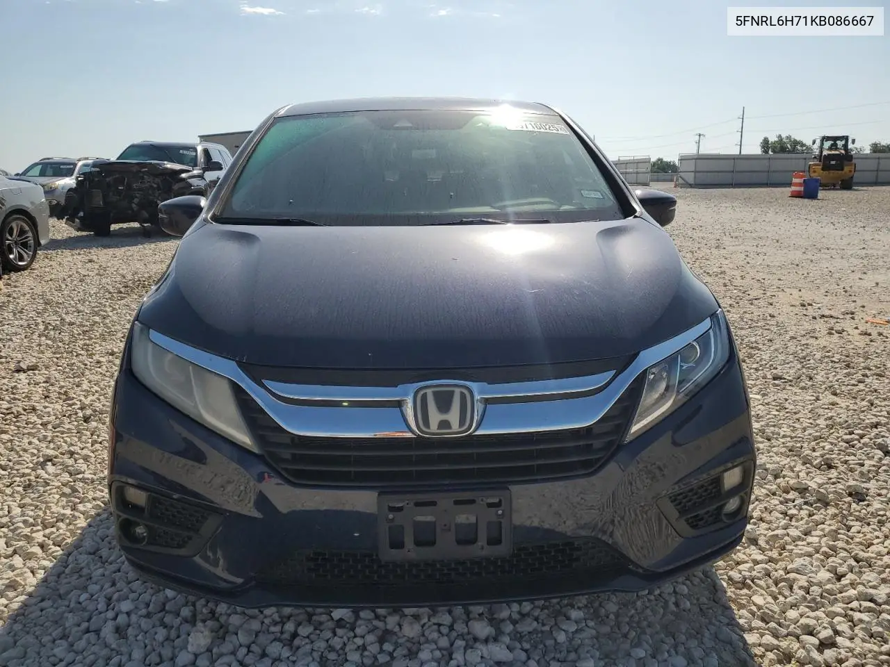 2019 Honda Odyssey Exl VIN: 5FNRL6H71KB086667 Lot: 56718025