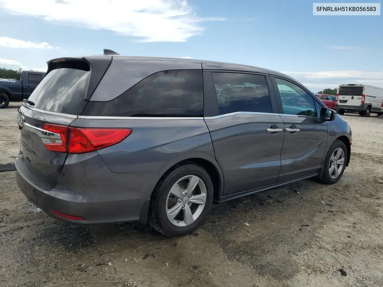 2019 Honda Odyssey Ex VIN: 5FNRL6H51KB056583 Lot: 56881465