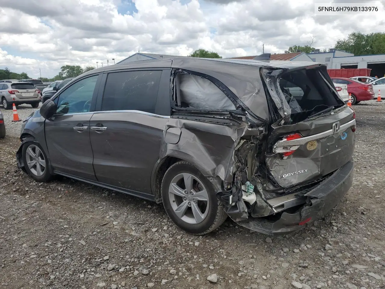 2019 Honda Odyssey Exl VIN: 5FNRL6H79KB133976 Lot: 56988215