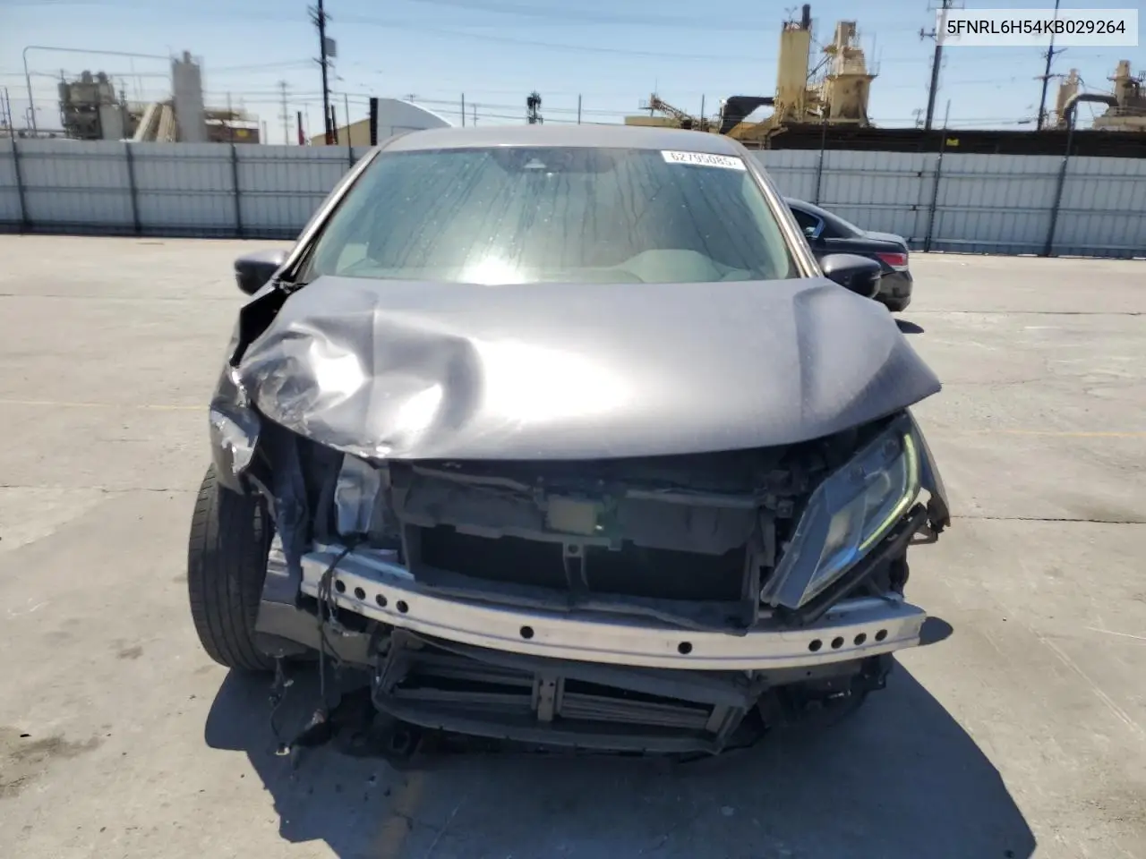 2019 Honda Odyssey Ex VIN: 5FNRL6H54KB029264 Lot: 62795085