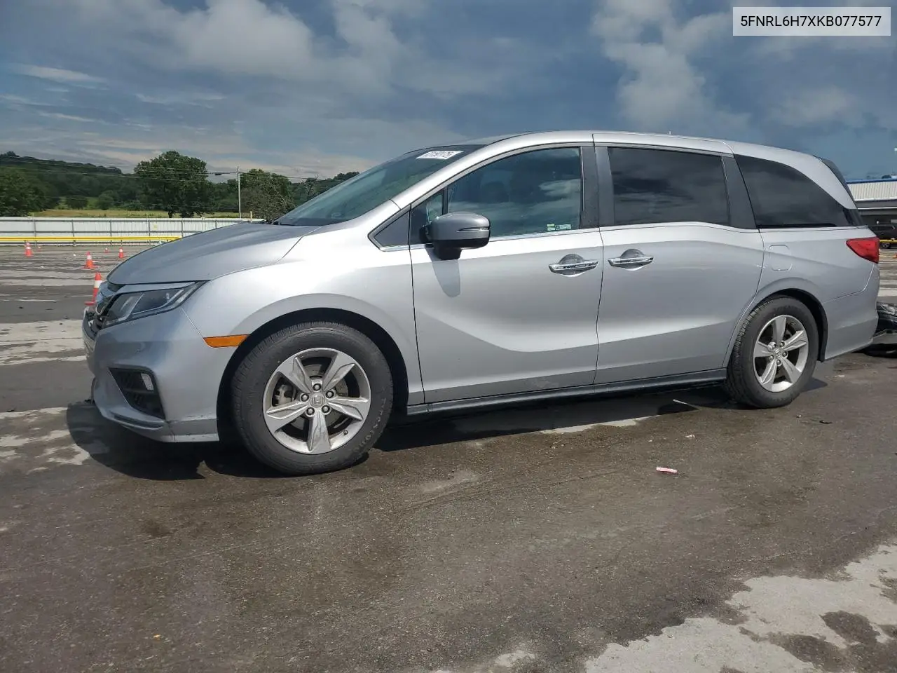 2019 Honda Odyssey Exl VIN: 5FNRL6H7XKB077577 Lot: 63150175