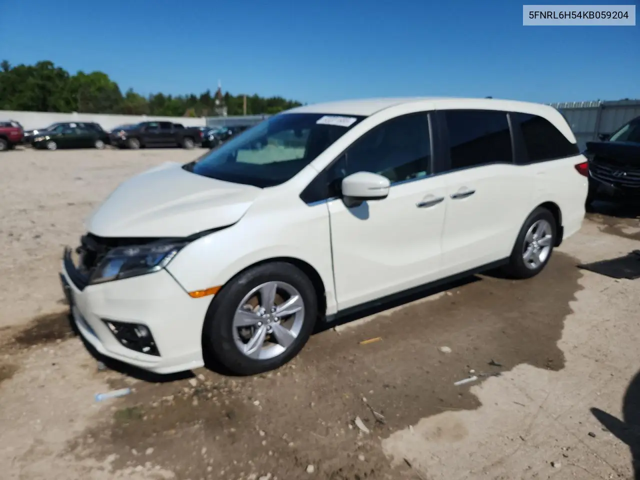 2019 Honda Odyssey Ex VIN: 5FNRL6H54KB059204 Lot: 63221685