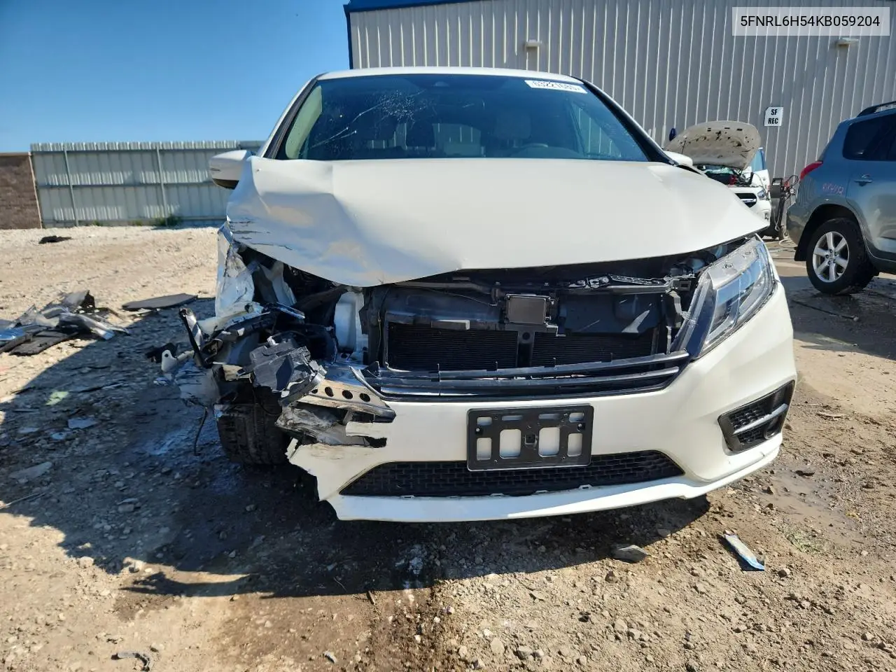 2019 Honda Odyssey Ex VIN: 5FNRL6H54KB059204 Lot: 63221685