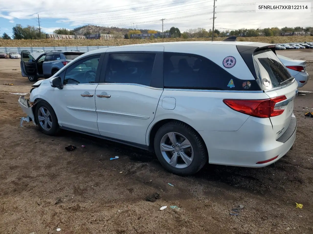 2019 Honda Odyssey Exl VIN: 5FNRL6H7XKB122114 Lot: 79084424