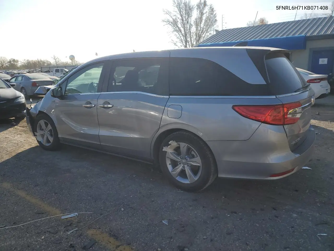 2019 Honda Odyssey Exl VIN: 5FNRL6H71KB071408 Lot: 82117804