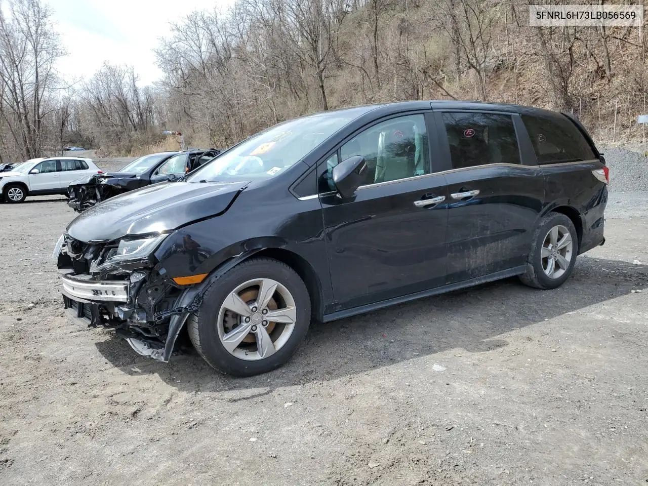 2020 Honda Odyssey Exl VIN: 5FNRL6H73LB056569 Lot: 52698725