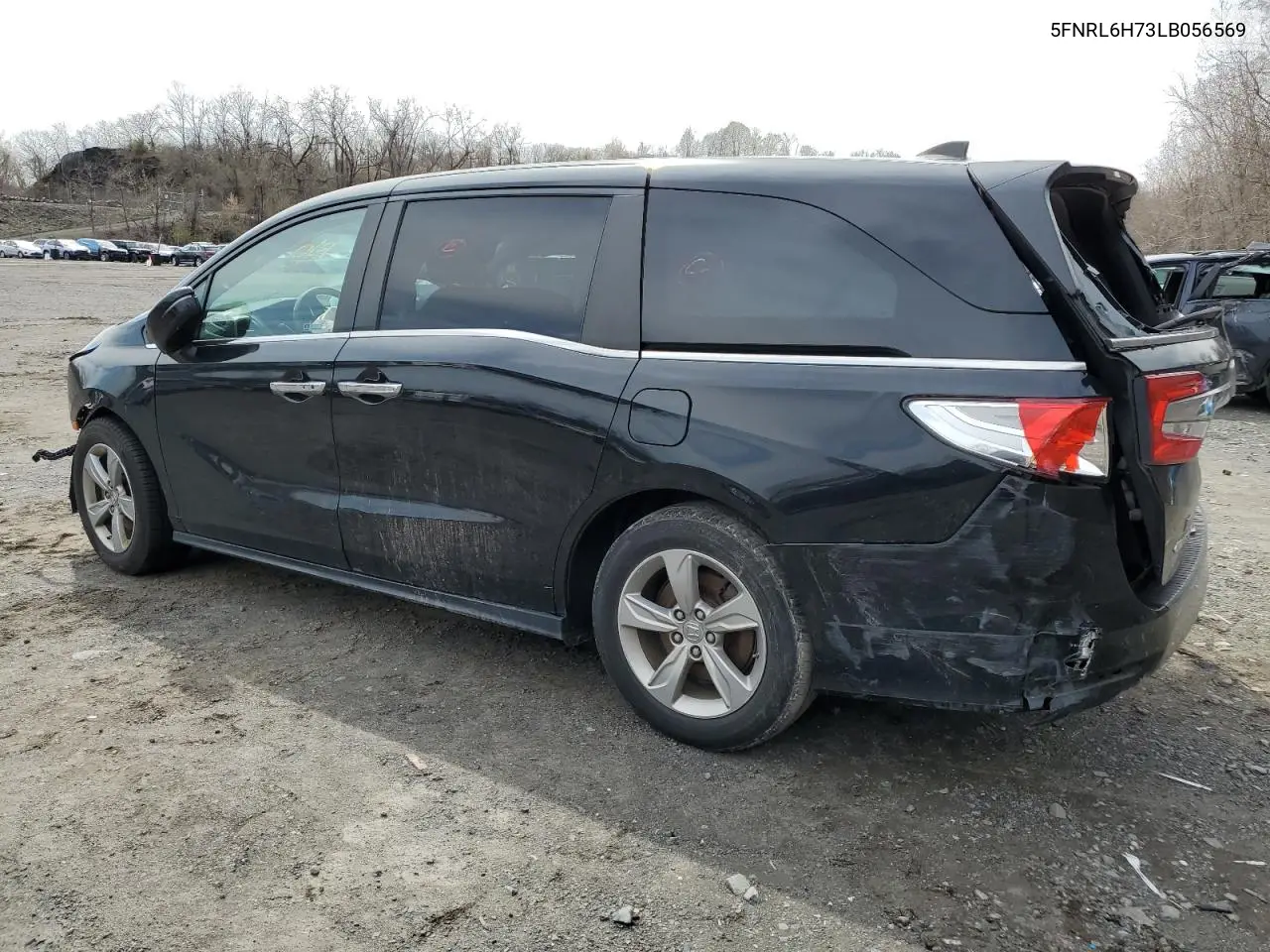 2020 Honda Odyssey Exl VIN: 5FNRL6H73LB056569 Lot: 52698725