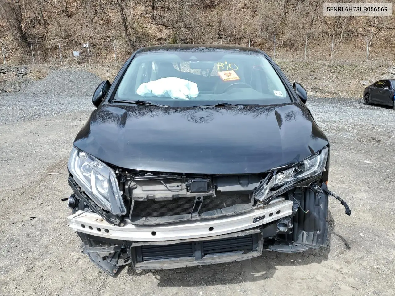 2020 Honda Odyssey Exl VIN: 5FNRL6H73LB056569 Lot: 52698725