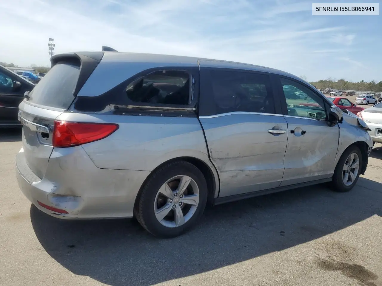 2020 Honda Odyssey Ex VIN: 5FNRL6H55LB066941 Lot: 52889745