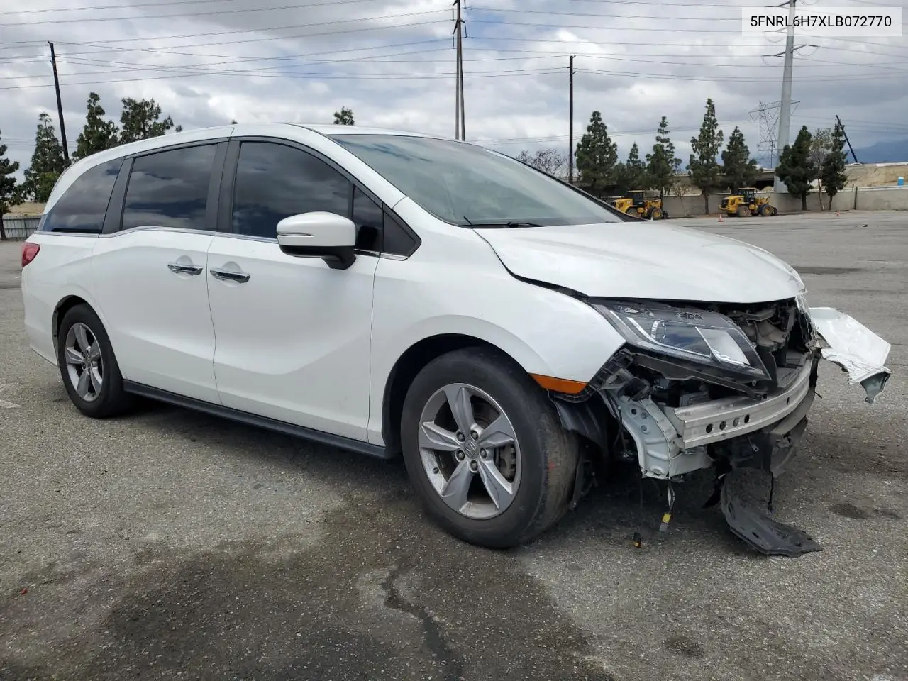 2020 Honda Odyssey Exl VIN: 5FNRL6H7XLB072770 Lot: 56800285